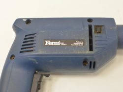 Blue handheld electric drill by Fern Professional Tools, ideal for professionals and DIY projects.