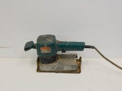 Used teal palm sander for woodworking, ergonomic design, ideal for smooth finishes.