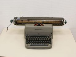 Vintage Remington typewriter: a nostalgic classic, perfect for literary enthusiasts and decor.