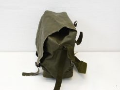 Durable olive-green waterproof bag with secure straps, perfect for hiking and outdoor adventures.