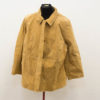 Stylish tan suede oversized jacket, size 52, perfect for casual or formal occasions.