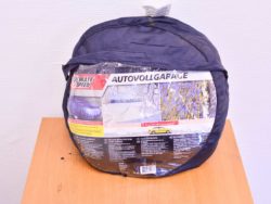 Durable navy blue car cover by Ultimate Speed for year-round protection against harsh weather.