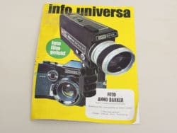 Vintage Camera & Media Insights Guide with classic and modern cameras on vibrant yellow cover.