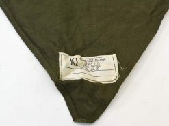 Vintage XL olive green tactical undershirt from the 1980s, durable cotton for active wear.