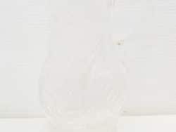 Elegant etched glass pitcher for sophisticated beverage service at any occasion.