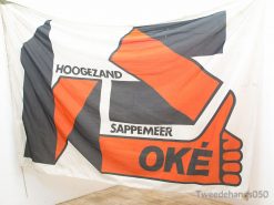 Vibrant flag celebrating community pride and positivity in Hoogeveen and Sappemeer.