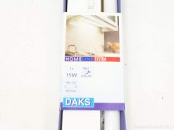 DAKS Homeline 15W: Stylish, energy-efficient under-cabinet lighting with easy on/off switch for modern kitchens.