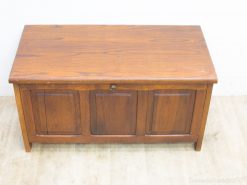 Elegant vintage wooden chest, ideal for stylish storage and classic decor in any home.