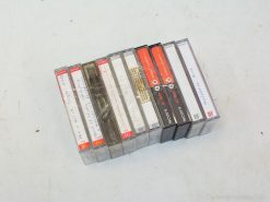 Nostalgic vintage Sony cassette tapes with colorful labels, perfect for music lovers and collectors.