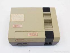 Nostalgic vintage Nintendo NES console: a classic icon for retro gaming collectors and enthusiasts.