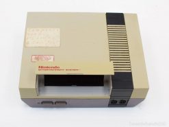 Vintage Nintendo NES console: a classic gaming icon from the 80s for collectors.