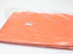 Vibrant 2x3m orange tarp for crafts, outdoor projects, and creative decorations.