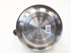 Handy stainless steel mixing bowl, stylish, durable, and perfect for versatile kitchen tasks.