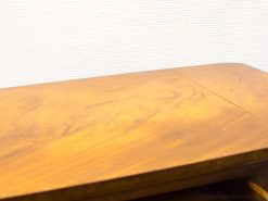 Handcrafted wooden tabletop with rich grain, perfect for stylish and cozy interiors.