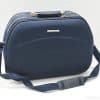 Elegant navy blue Azzaro travel bag with durable fabric and versatile carrying options.