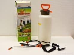 5L portable pressure sprayer designed for efficient gardening and maintenance tasks with adjustable nozzle.