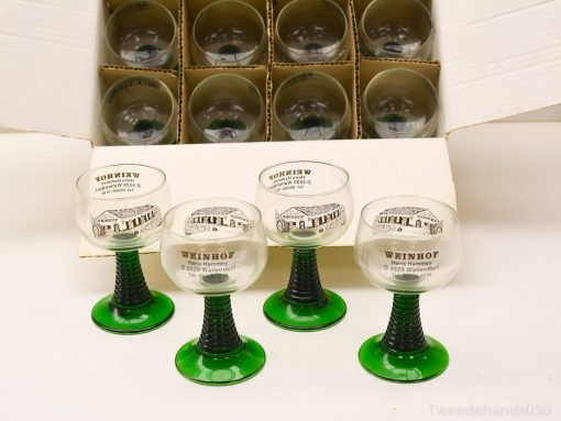 Elegant Weinhof crystal wine glasses set of four, perfect for special occasions and wine lovers.