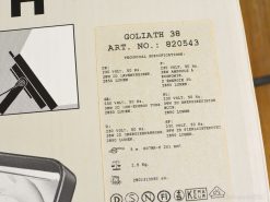 Goliath 38: Energy-efficient vintage lamp with 2850 lumens and convenient 5m cable.