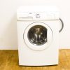 Sleek Zanussi 6 kg washing machine: modern design for efficient laundry care in any home.