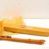 Charming vintage wooden recorder with instructions and original box for beginner musicians.