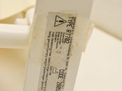 Worn TYPE: RT702 device label with rust, perfect for repairs and electrical replacement parts.