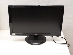 Sleek AOC 2236VWA monitor: modern design, elegant black finish, perfect for home or office use.