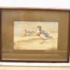 Vibrant ducks in serene watercolor scene, perfect for nature lovers decor.