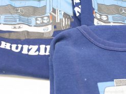 Stylish navy blue truck graphic tees for casual wear and automotive enthusiasts.