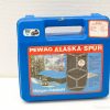 PEWAG Alaska-Spur tire chains in durable blue case, ideal for winter driving and safety.