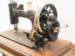 Vintage Pfaff sewing machine, showcasing timeless craftsmanship and intricate mechanical design.