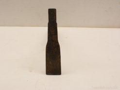 Antique chisel with ergonomic grip and wear, perfect for craftsmen and collectors.