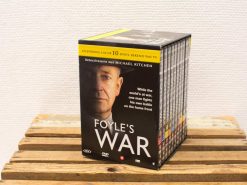 Complete Foyles War DVD box set featuring all episodes of the acclaimed WWII detective series.