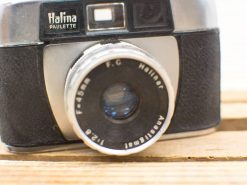 Vintage Halina Paulette camera from 1965, perfect for classic photography enthusiasts and collectors.