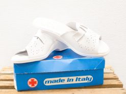 Stylish white open-toe sandals for women, perfect for casual everyday wear.