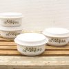 Vintage floral design ceramic casseroles, elegant and functional for serving delightful meals.