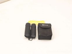 Durable binoculars with case, perfect for outdoor adventures and wildlife observation.