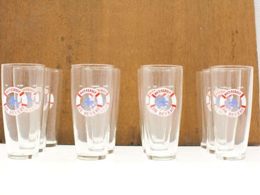 Colorful lifebuoy logo glasses for social gatherings and celebrations. Perfect for drinks and fun!