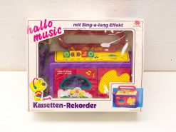 Vibrant kids cassette recorder for sing-along fun, inspiring creativity and love for music!