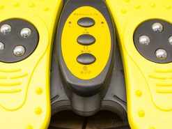 Remington yellow and black foot massager for ultimate relaxation and comfort after a long day.