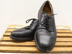 Elegant black leather shoes, timeless design, perfect for formal and smart-casual occasions.