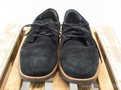 Elegant black suede mens shoes, perfect for casual or semi-formal occasions.