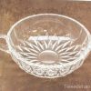 Elegant crystal bowl with diamond pattern, perfect for any occasion or as a stunning centerpiece.