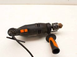 Powerful handheld electric drill with ergonomic design for versatile drilling and fastening tasks.