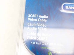 Bandridge SCART Audio Video Cable for connecting SAT, DVD, LCD, and plasma TVs.