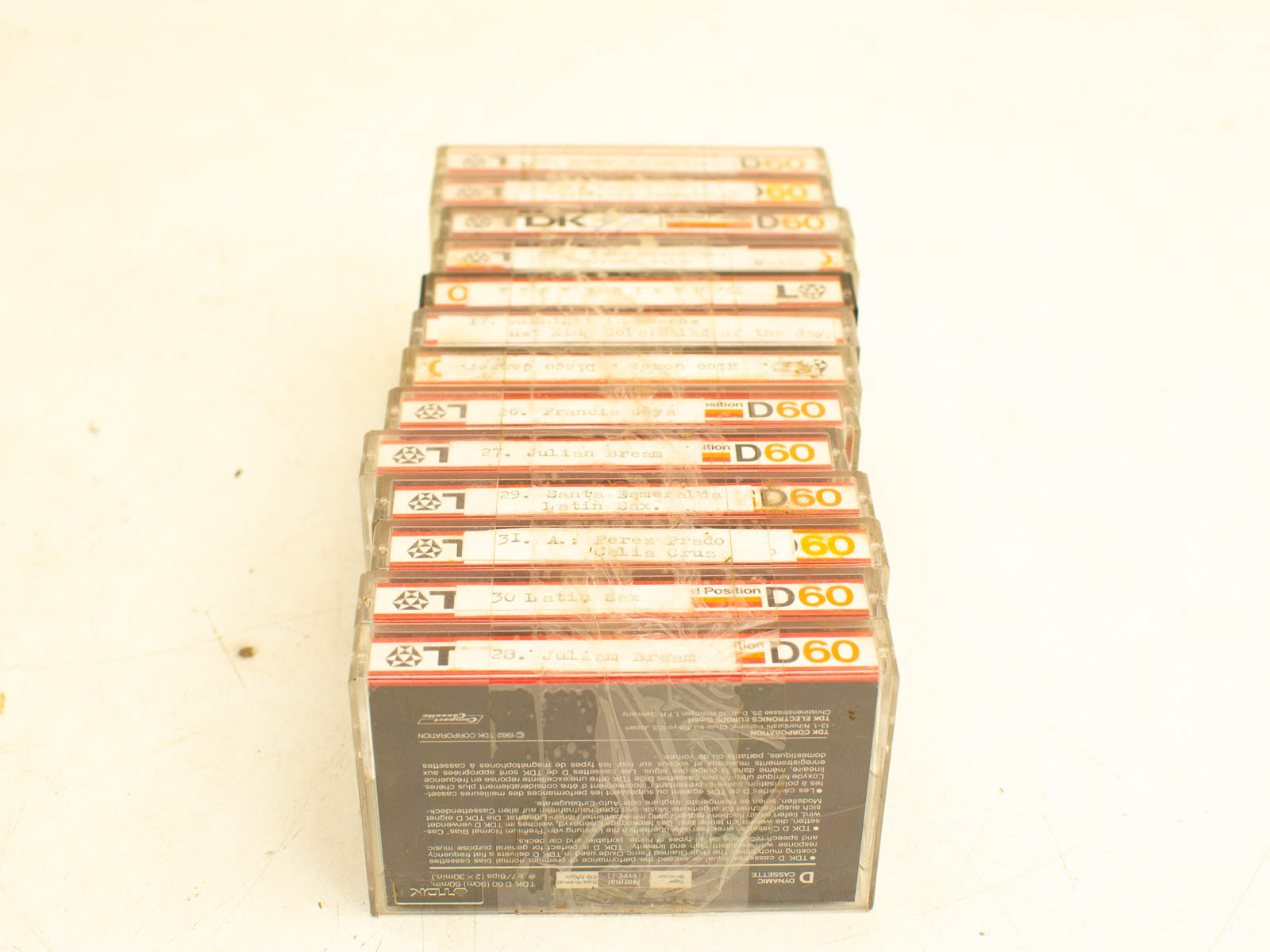 13 Tdk cassettebandjes  31267