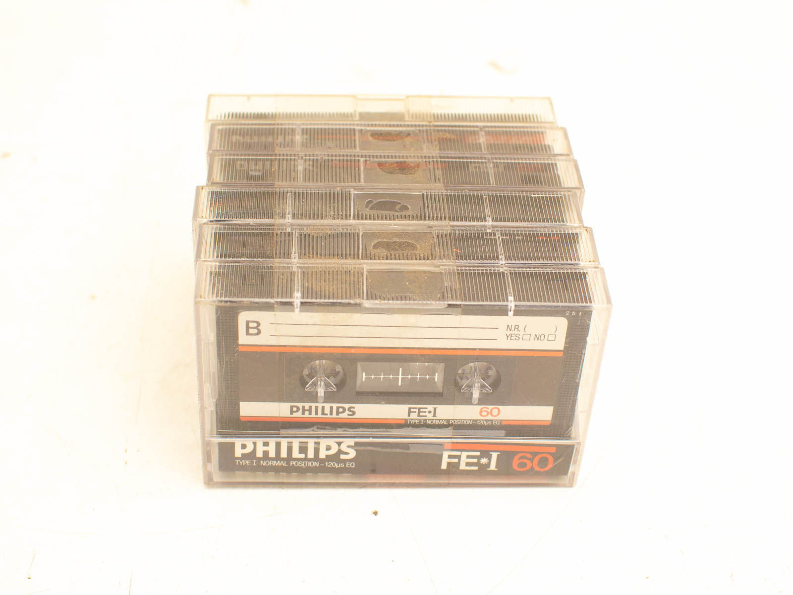 6 Philips cassettebandjes 31252