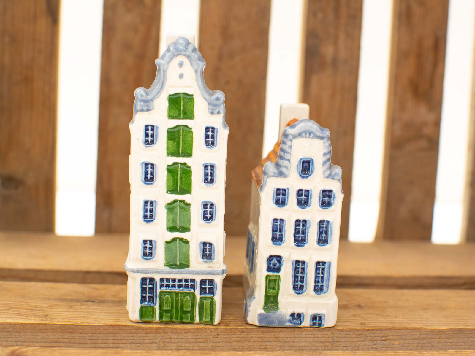 Charming Dutch ceramic houses, perfect for collectors and adding cultural flair to home decor.