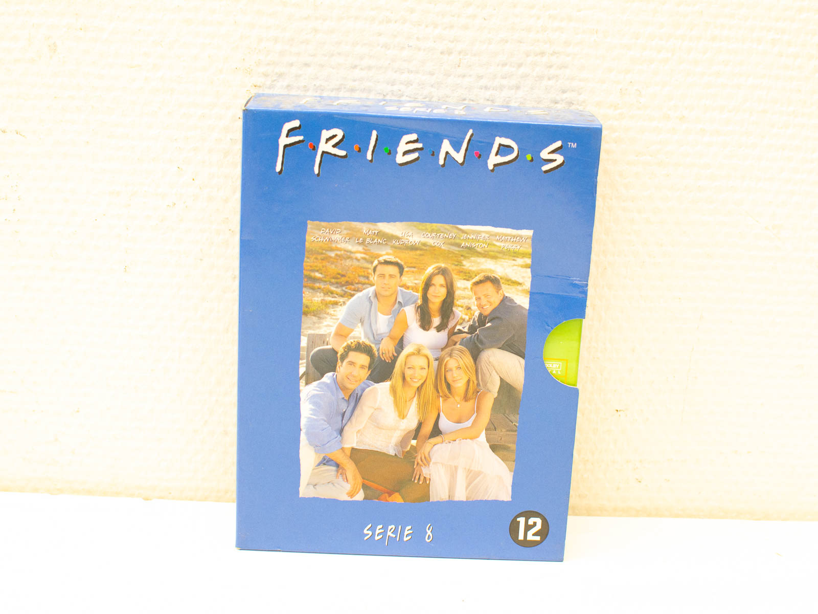 Vibrant Friends Season 8 DVD Box Set featuring the beloved cast, perfect for collectors.