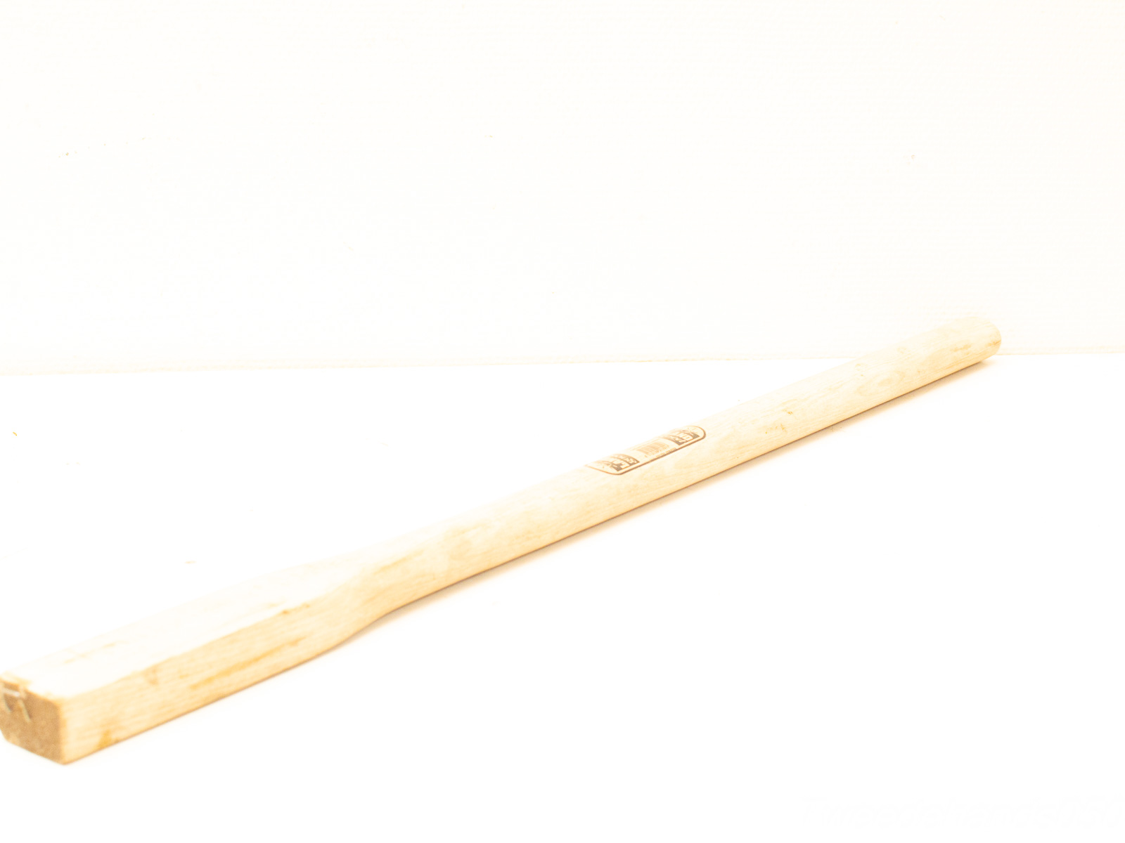 Elegant wooden stick with handle, ideal for multiple uses and showcasing natural grain finish.