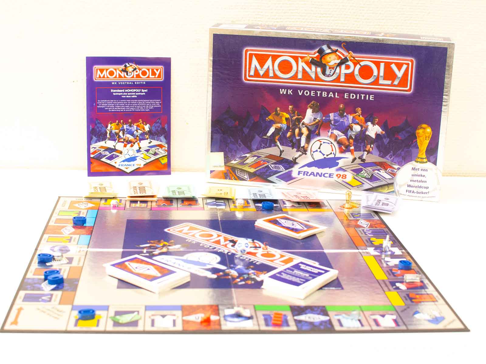 FIFA World Cup 1998 Monopoly edition blends classic gameplay with soccer excitement for fans.